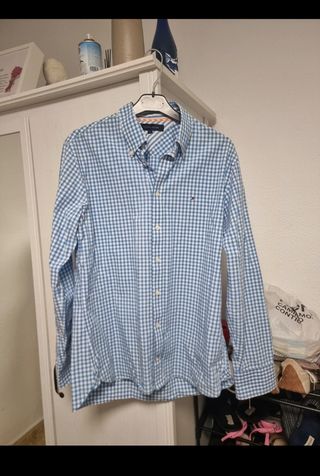Camisa tommy Hilfiger cuadros azul