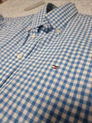 Camisa tommy Hilfiger cuadros azul