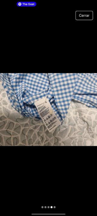 Camisa tommy Hilfiger cuadros azul