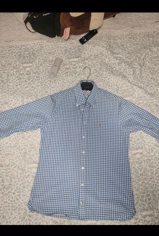 Camisa tommy Hilfiger cuadros azul