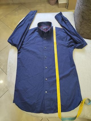 Camicia Fred Perry S - Griglia Blu