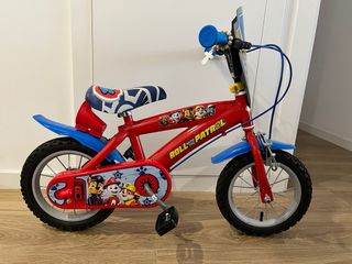 Bicicleta Paw Patrol niños