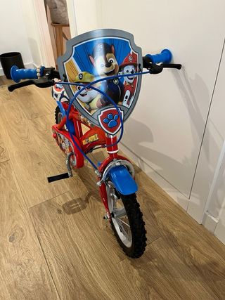 Bicicleta Paw Patrol niños