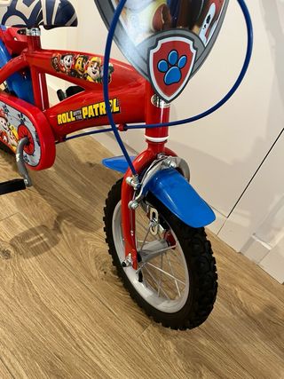 Bicicleta Paw Patrol niños