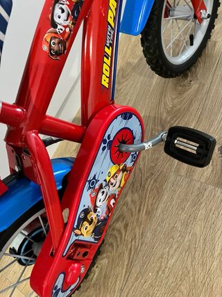 Bicicleta Paw Patrol niños