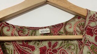 Vestido boho largo estampado