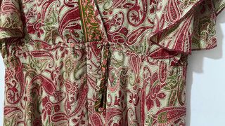 Vestido boho largo estampado