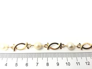 E450605-0 Pulsera Oro 18K Con Perla
