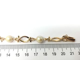 E450605-0 Pulsera Oro 18K Con Perla