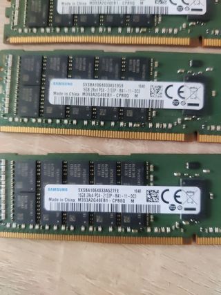 Lote RAM servidor 16gb marcas Samsung/Hynix