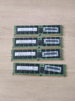 Lote RAM servidor 16gb marcas Samsung/Hynix