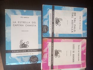 3 LIBROS DE LITERATURA CLÁSICA 