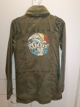 Cazadora Roxy verde oliva