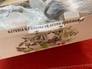 Juego ollas acero inoxidable