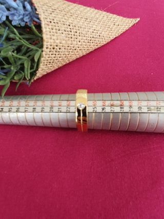 Anillo MAZIZO oro 18k CON CIRCON O DIAMATES
