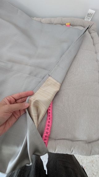 Patas cortinas salón - gris 