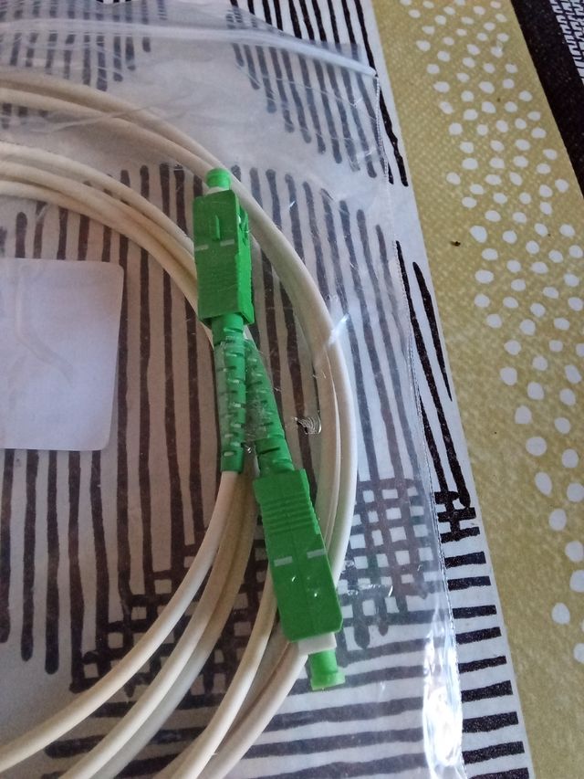 Cable Fibra Óptica SC-APC/SC-APC 1,5m