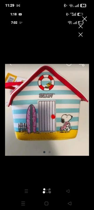 Neceser Snoopy - estuche playa