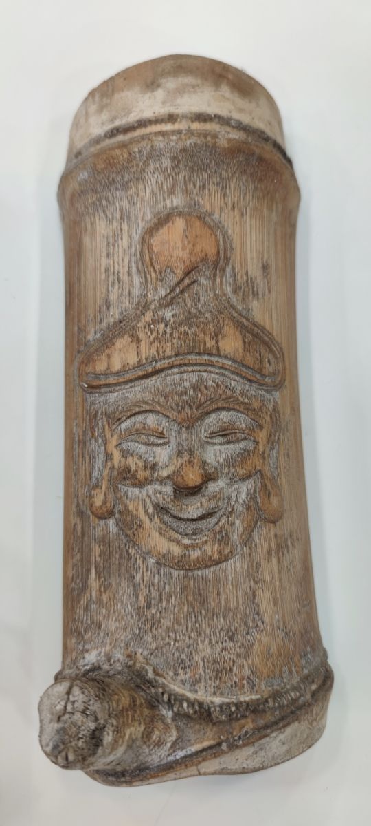 Cañas bambú grabadas - Decoración