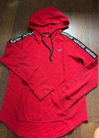 Sudadera Hollister roja 14-16