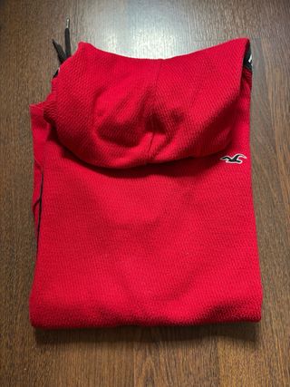 Sudadera Hollister roja 14-16