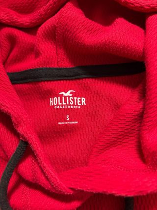 Sudadera Hollister roja 14-16