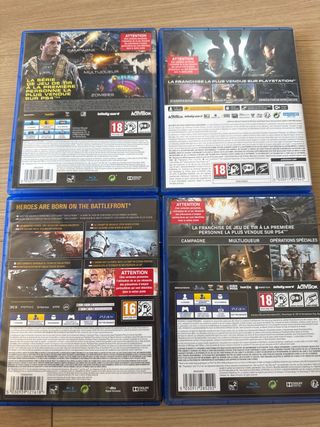 4 juegos PS4: Call of Duty & Star Wars