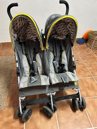Cochecito gemelar ligero Just for Jeep