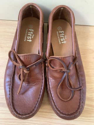 Zapatos The First marrones -talla 37
