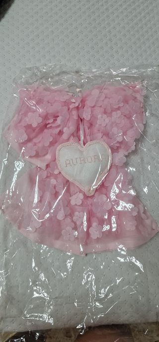 Fiocco nascita Aurora - Rosa