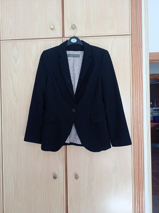Blazer Zara negro mujer - Talla M
