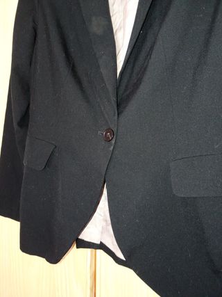 Blazer Zara negro mujer - Talla M