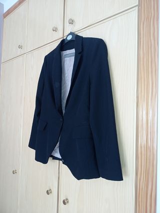 Blazer Zara negro mujer - Talla M