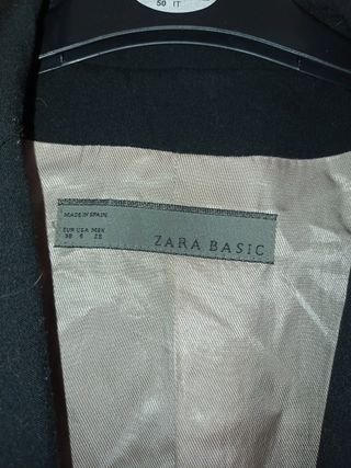 Blazer Zara negro mujer - Talla M