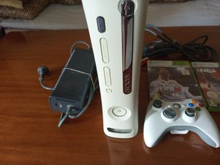 Xbox 360 60GB blanca + juegos