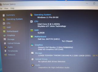 Portátil  i5 6G 8GB 128GB ssd garantía tienda