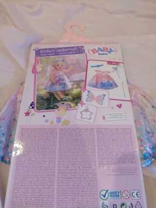 Vestido alas hada Baby Born 