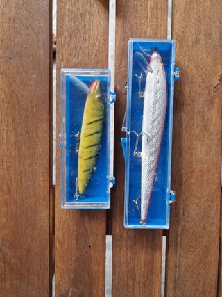 Señuelos de pesca Rapala: 2 unidades