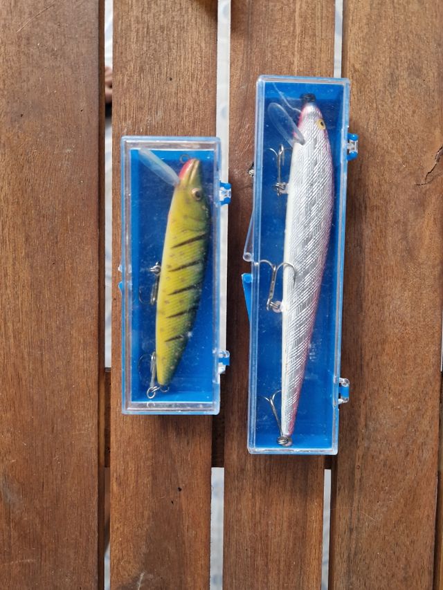 Señuelos de pesca Rapala: 2 unidades