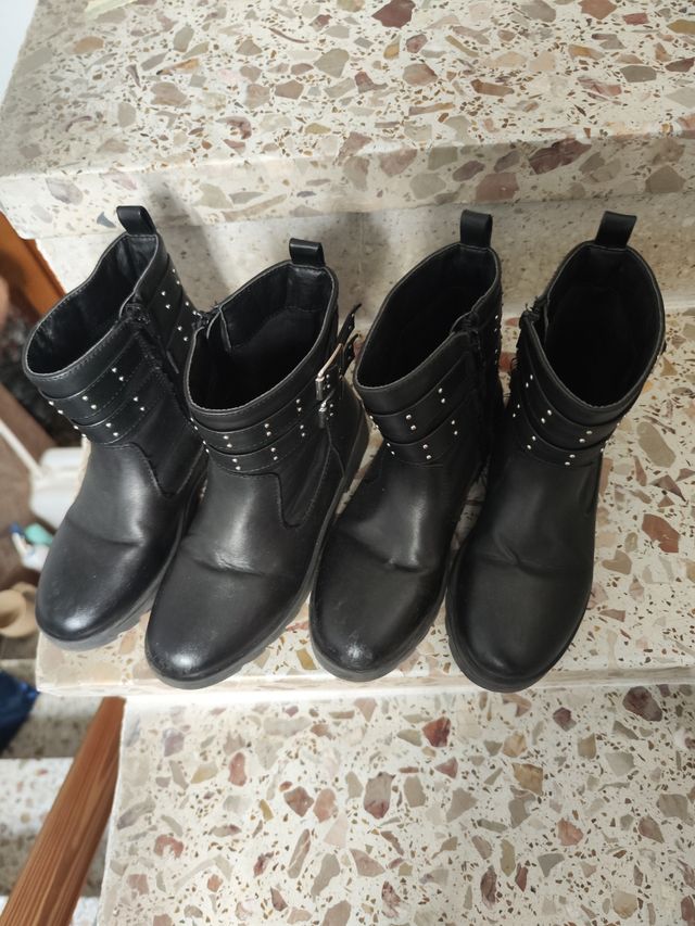 Botas niña negras -talla 36