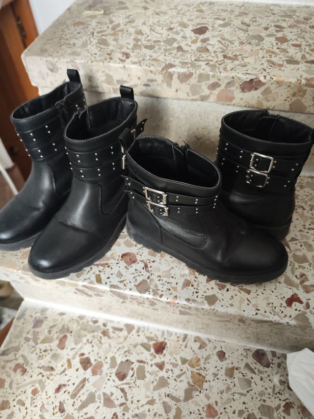 Botas niña negras -talla 36