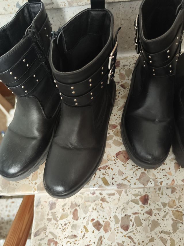 Botas niña negras -talla 36