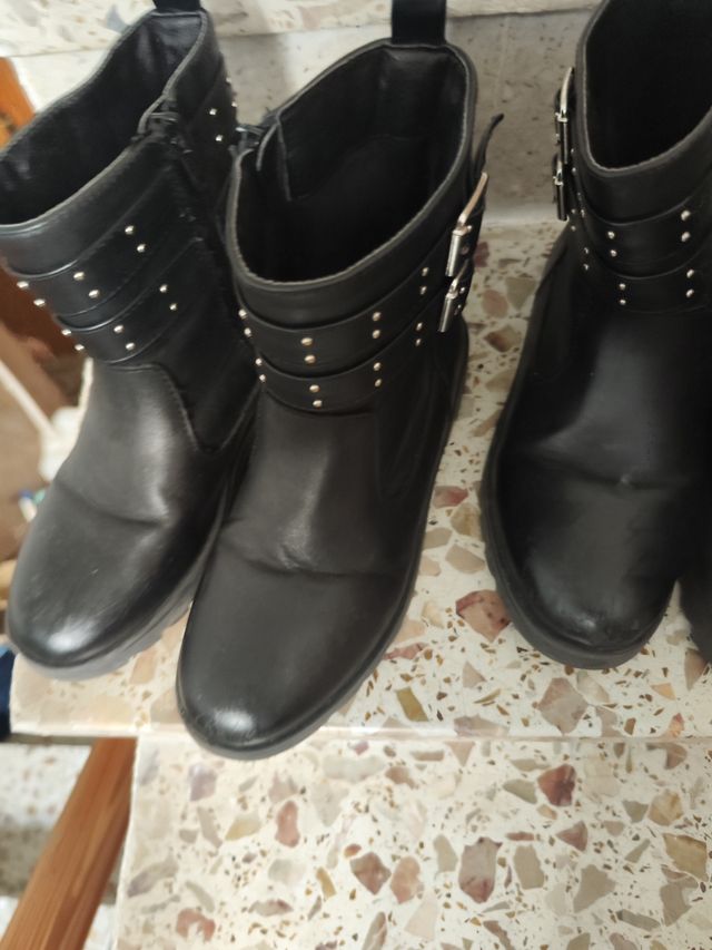 Botas niña negras -talla 36
