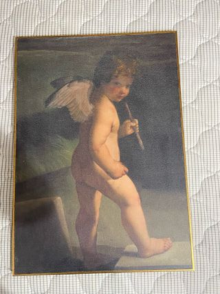 Cuadro ángel renacentista