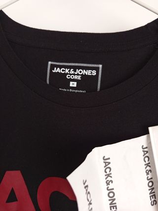 Camiseta Jack & Jones negra - Talla M
