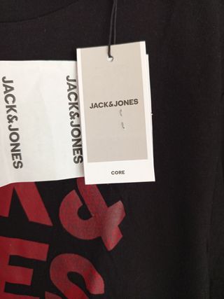 Camiseta Jack & Jones negra - Talla M
