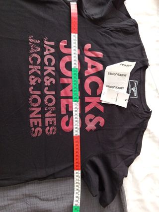 Camiseta Jack & Jones negra - Talla M