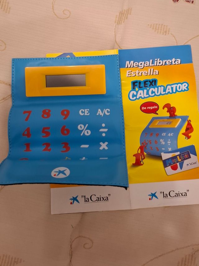 Calculadora Flexible infantil.Habla inglés.