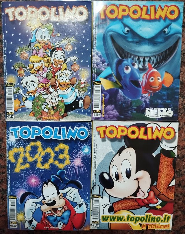 Lotto fumetti topolino