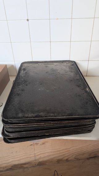 30 Bandejas Horno 60x40 - Metálicas